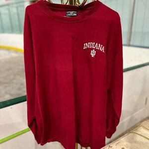 Vintage 90s Indiana University Steve & Barry’s long sleeve logo tee - XXL